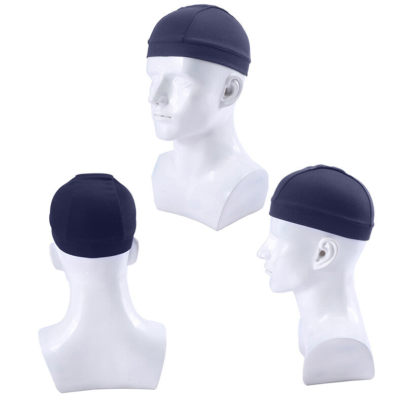 3Pack Sport Sweat Wicking Cycling Hat Cooling Skull Cap Helmet Liner Beanie Cap